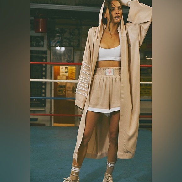 FP movement x Everlast - Free People satin boxing robe - size small - Picture 7 of 7